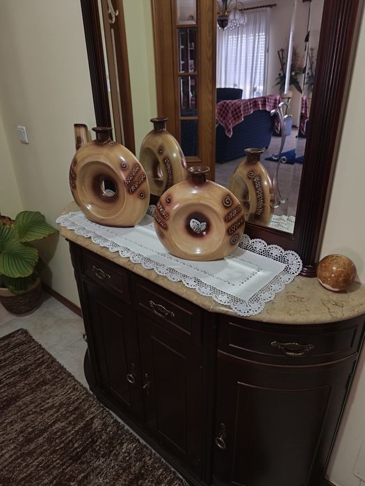 Sapateira com espelho