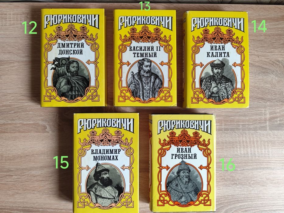 Рюриковичи. Вожди, история в романах серия