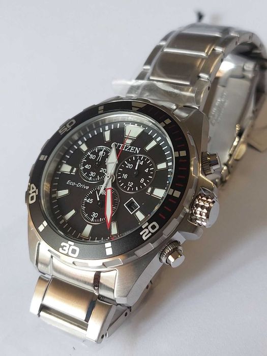 годинник Citizen Brycen Хронограф Eco-Drive AT2438-53E