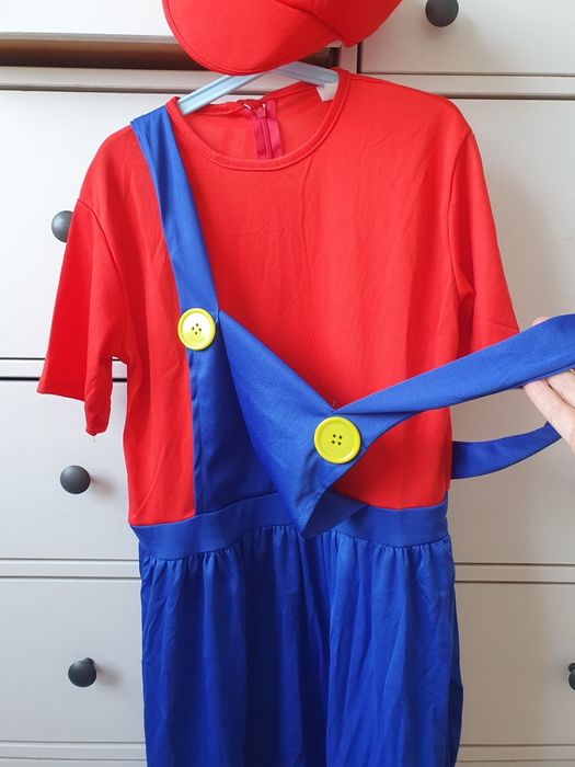 Strój Mario dla dziewczyny kostium przebranie Luigi