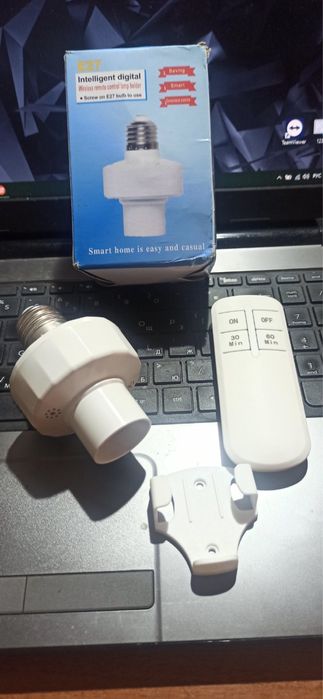 Управление светом лампы с пульта цоколь Е27 включить выключить таймер