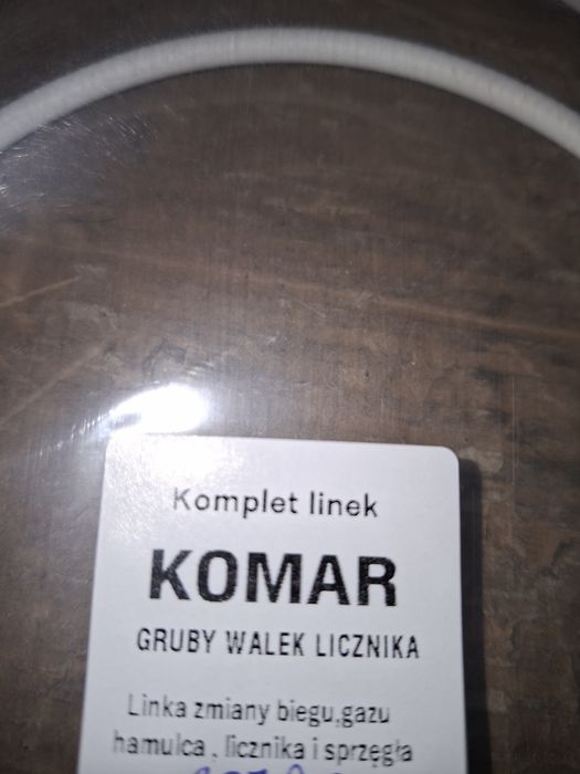 Nowy biay kpl linki zestaw romet komar Pokakie solidne
