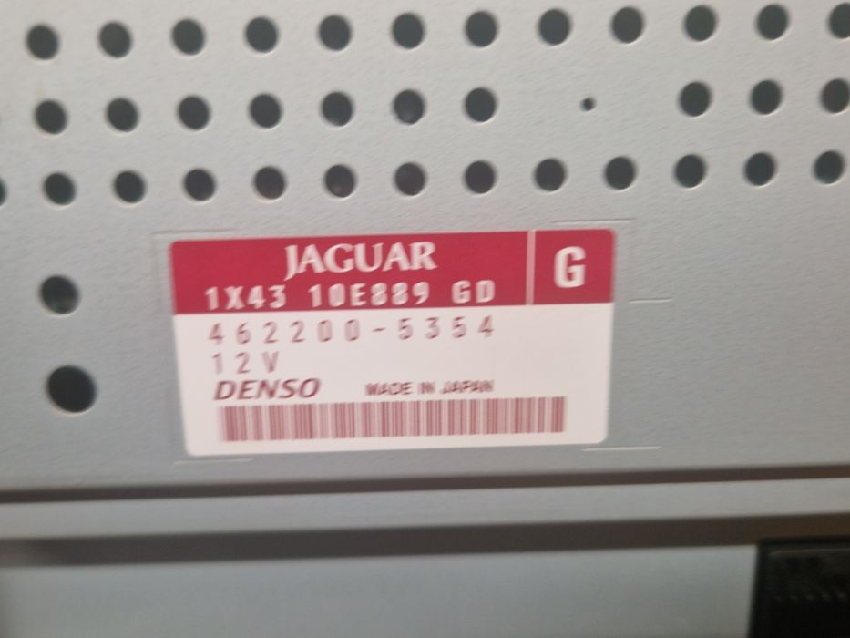 Fabryczne Radio dotykowe radioodtwarzacz stacja multimedialna Jaguar X-Type Europa 2006 r