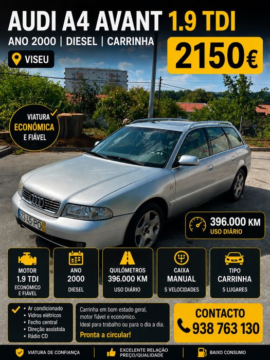 Audi A4 Avant 1.9 TDI 115 HP