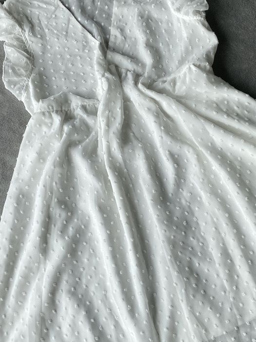 Sukienka boho biała