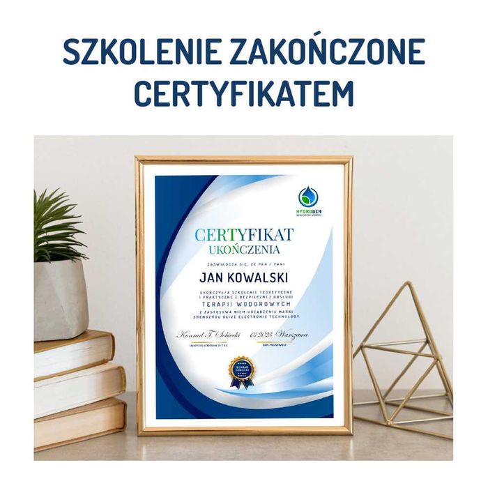 Fabrycznie nowy Inhalator Wodoru AKV-900 + okulary, 23% VAT,kompaktowy