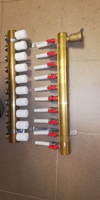 Listwa rozdzielacz podłogowy 10 sekcji