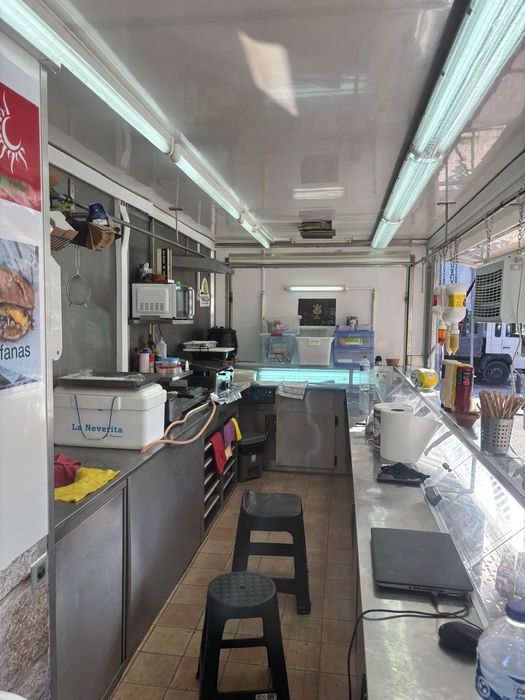 Truck food pronta a funcionar