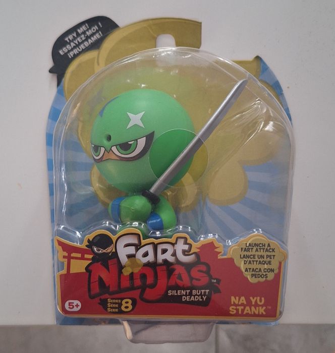 Zabawki Fart Ninjas pierdzące figurki