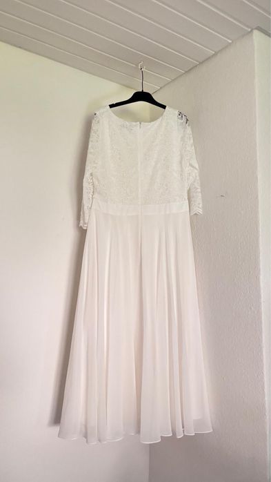 Suknia ślubna SWING r. 44 Ivory - boho, rustykalna