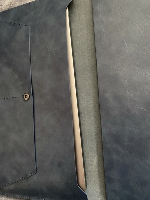 Кожаный чехол для ноутбука 14 pro , накладка для макбука macbook
