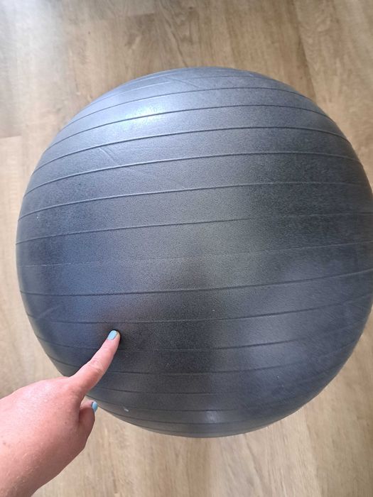 Piłka gimnastyczna Trideer z pompką 65 cm