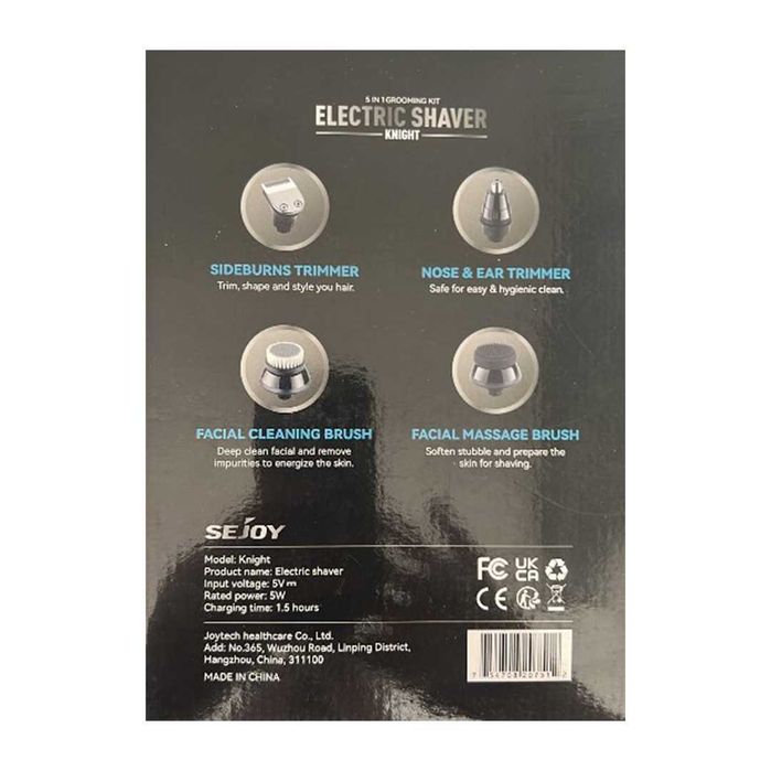 Máquina de Barbear Sejoy Electric Shaver Knight – Nova + Envio Incluído