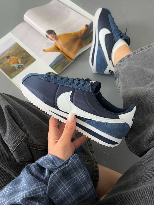 Кросівки Nike Cortez Blue/Navi premium