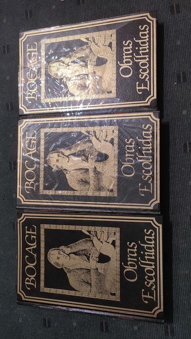 Bocage - Obras Escolhidas - 3 Volumes