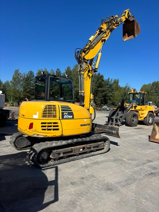 Minikoparka Komatsu PC80MR-5 z 2019r. ramię 3xłamane klima 8090kg
