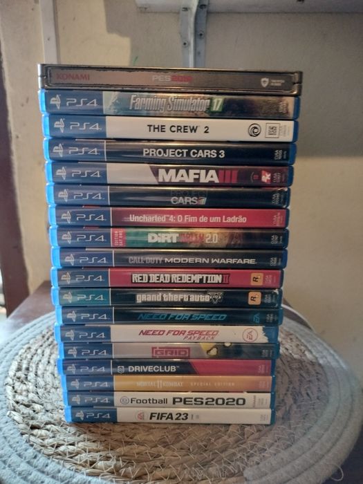 Lote de jogos para PS4