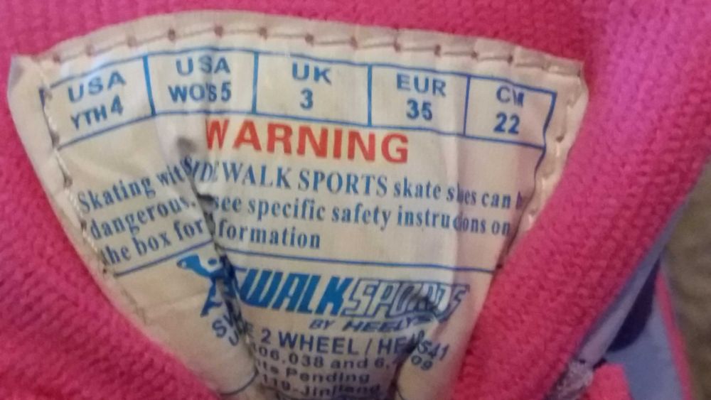 Buty  z kółkami  jak rolki czy wrotki Sidewalk Sport eu 35   #