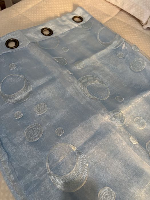 Cortinados Azuis (x2)