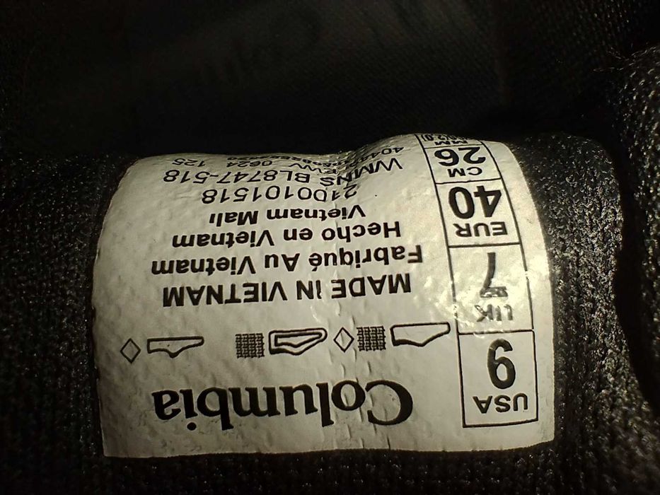 buty trekkingowe trekkingi columbia 40 bdb
