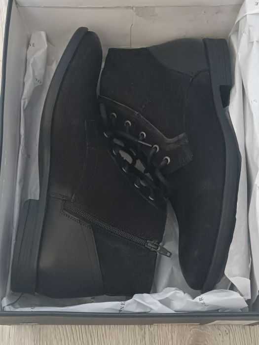 NOWE Buty męskie sztyblety czarne 43 (28,5 cm) Pier One