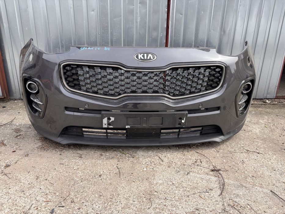 Kia sportage IV 4 zderzak Przedni kompletny kolor BE spryskiwacze spryski pod xenon