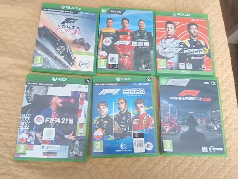 Gry x box one i series x różne