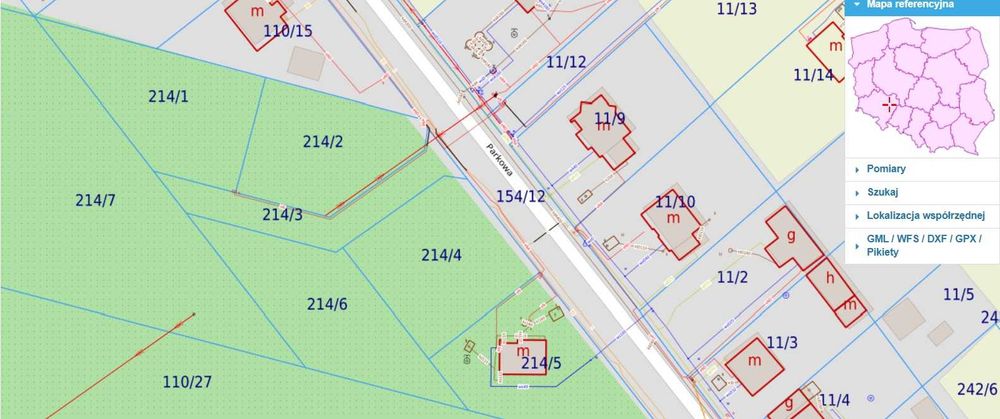 Działka budowlana Kryniczno 1001 m² (214/4) - Widok 5