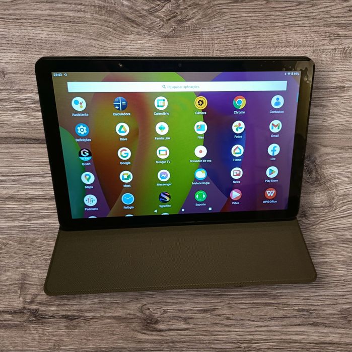 Tablet TCL 10L WiFi preto + Capa + Teclado (10.1'' - 32 GB - 2 GB RAM