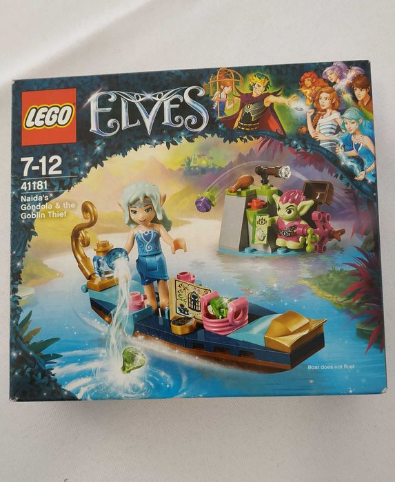 Klocki Lego Elves: Gondola Naidy i gobliński złodziej 41181