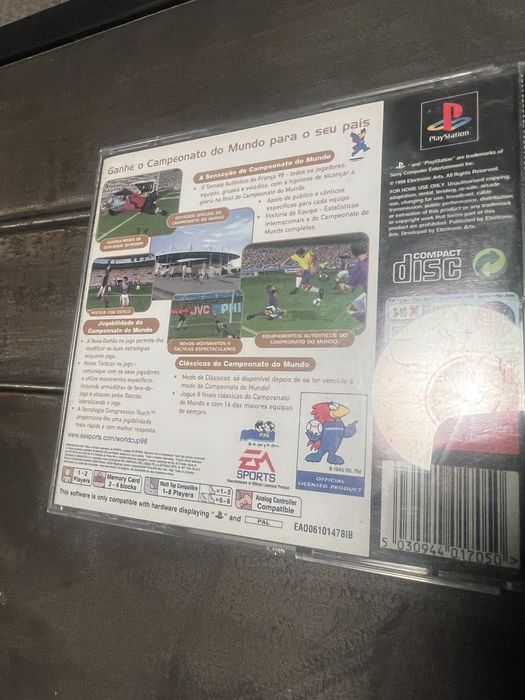 Jogo World Cup 98 Ps1
