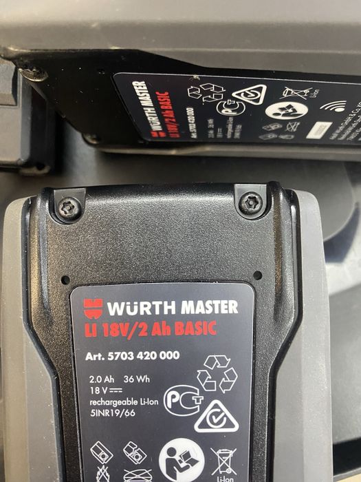 Nowy zestaw Wurth M-Cube 18V Wkretarka Magazynek Akumulatory