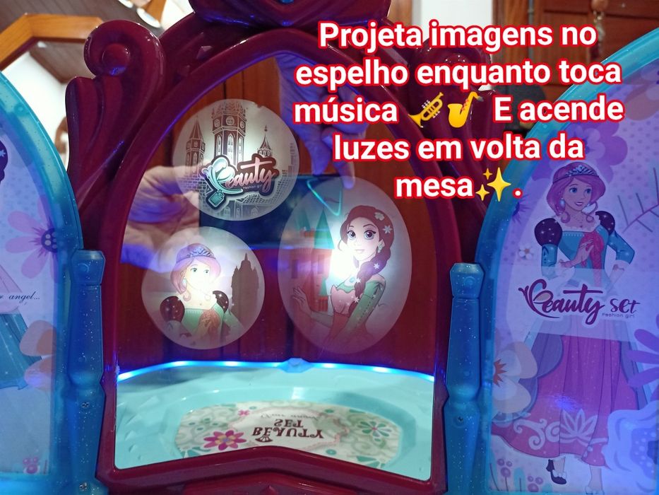 Brinquedos penteadeira toucador criança menina casa quarto apartamento