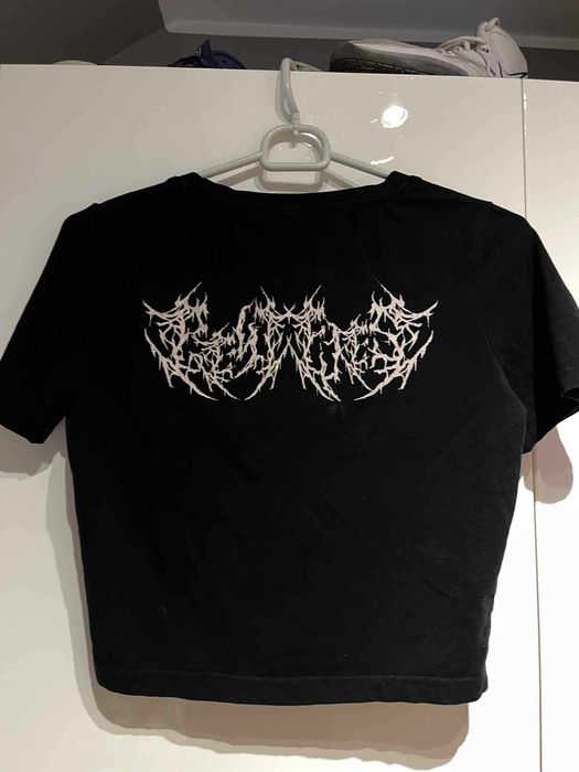 Czarny Cropp Top
