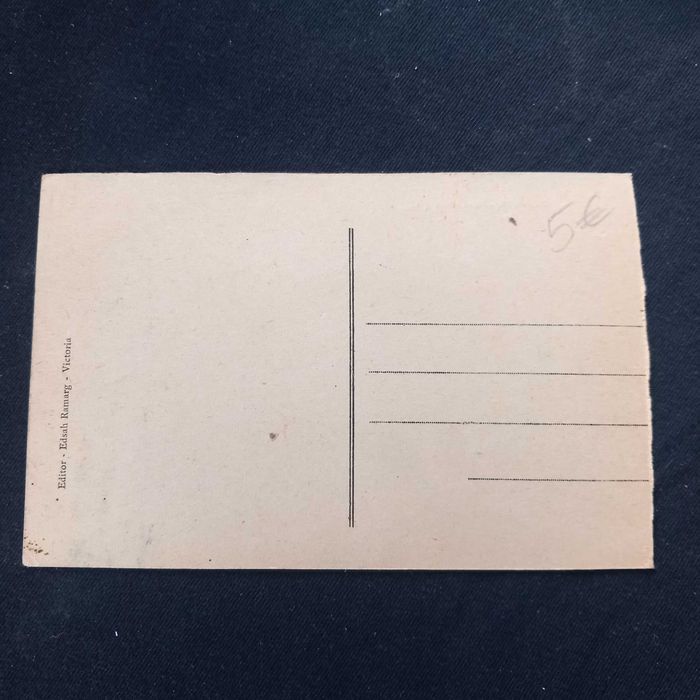 Postal ilustrado antigo