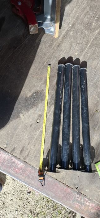 Noga do stołu blatu stolika ławy czarna wysokość 70 cm vika curry ikea nogi