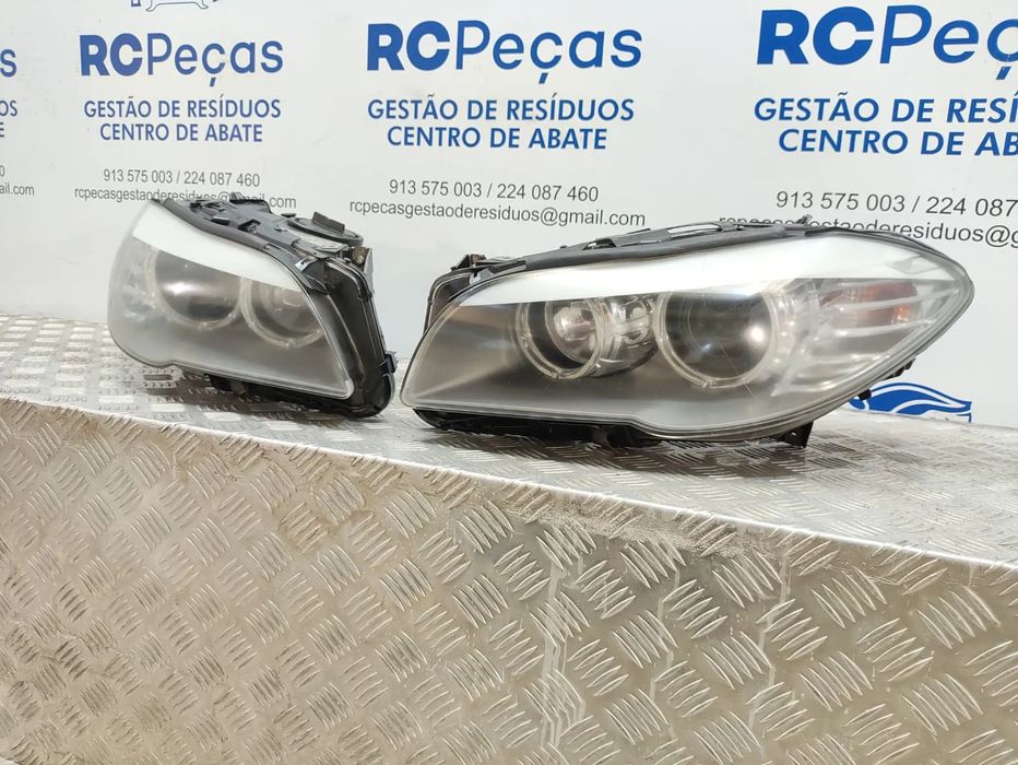 Conjunto Oticas Farois Frontal Frente Esquerda Halogenio Original BMW