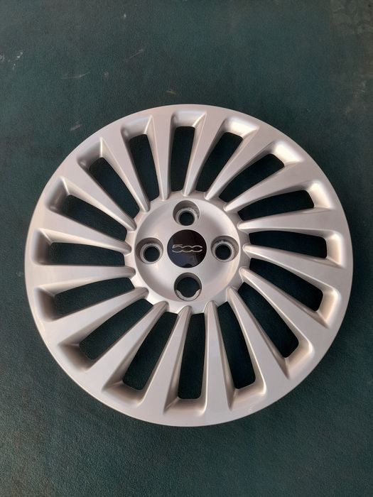 2 tampões jante 15" Fiat 500
