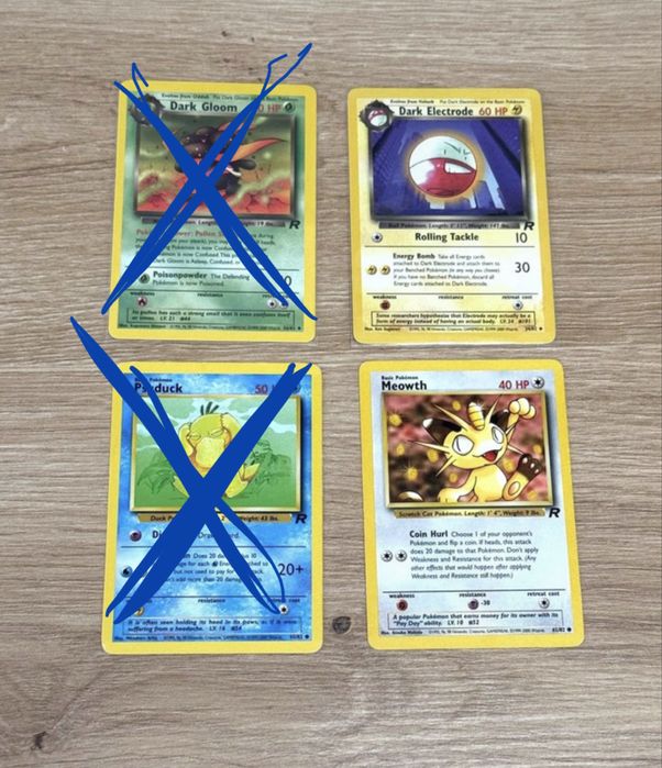 Team Rocket Cartas Originais Pokémon TCG WOTC - ING