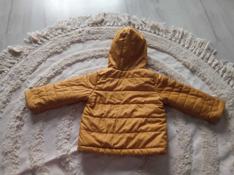 Kurtka 68 muszdardowa lekka ciepła coccodrillo