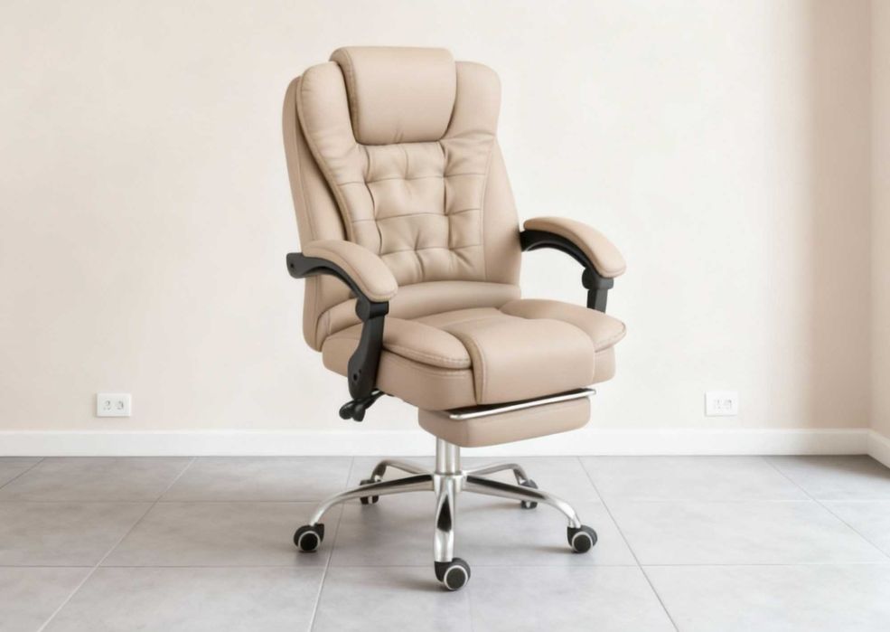 Офісне крісло шкіряне / кожаное кресло - крісло керівника комп’ютерне