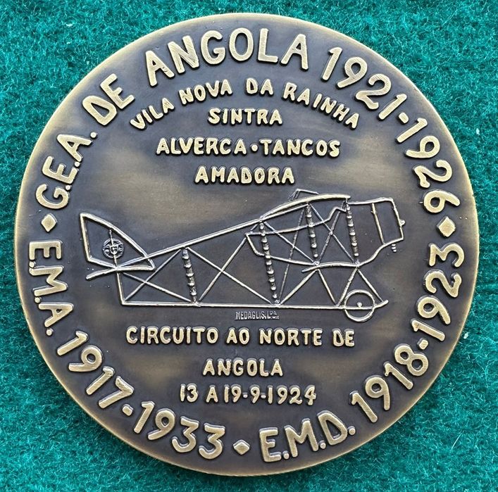 Medalha em bronze força aérea portuguesa