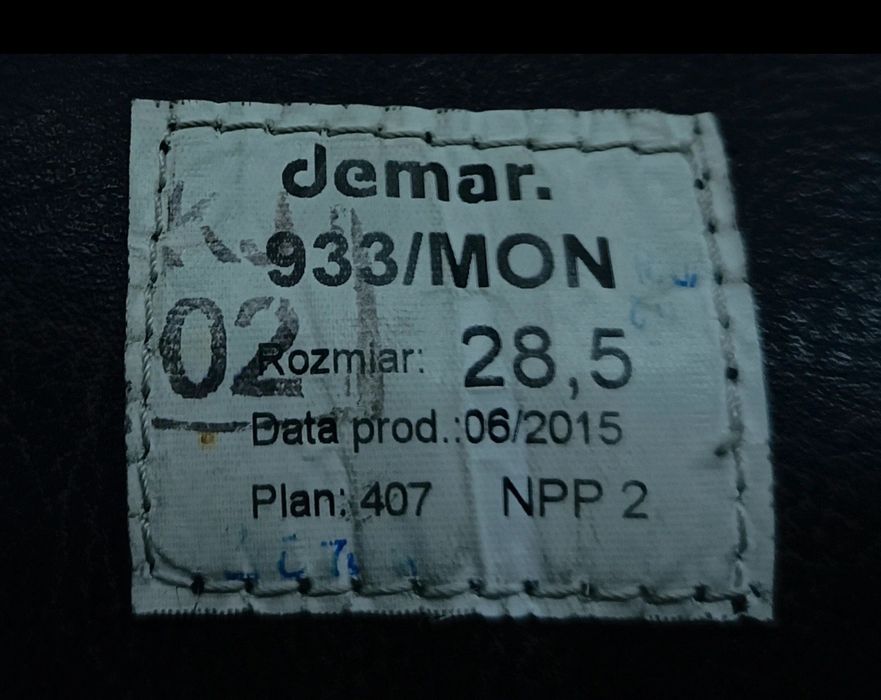 Buty Wojskowe MON 933 Denmar Military Funkcjonalne r. 44.5