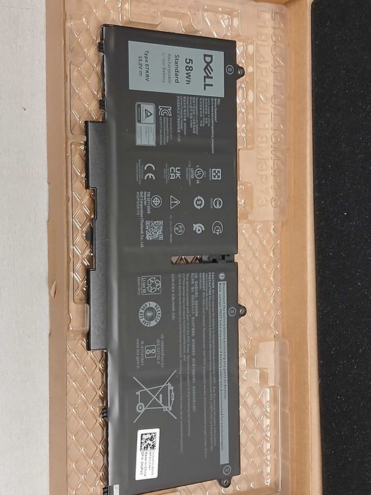 Оригінальна батарея для ноутбука DELL 07KRV (Latitude 7330, 7430, 7530, 5430,5530) 15.2V, 3625mAh, Black. НОВА.