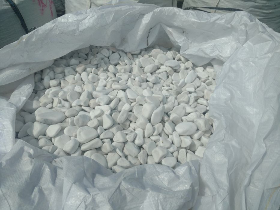 Otoczak White biały Thassos Angel grys gres kamyki Thasos otoczaki