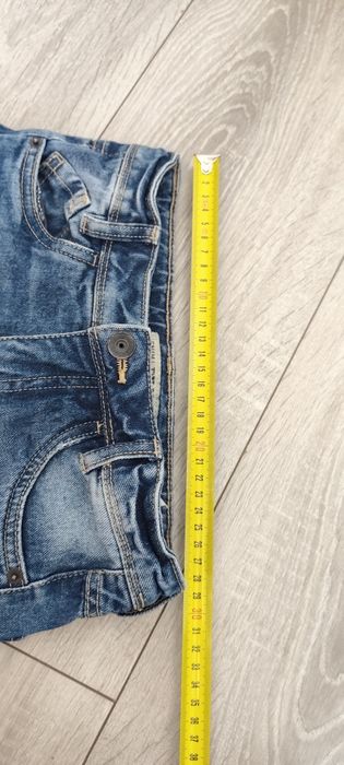 Szorty chłopięce jeansowe krótkie spodenki 128