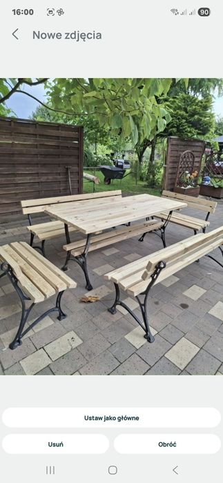 Ławka ogrodowa solidna