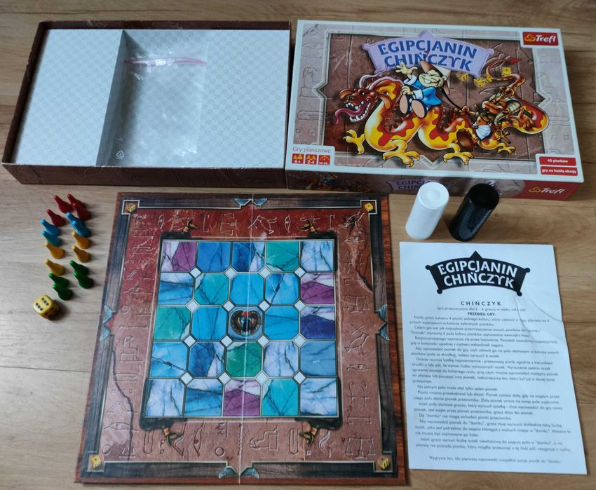 Gra planszowa egipcjanin i chińczyk Trefl
