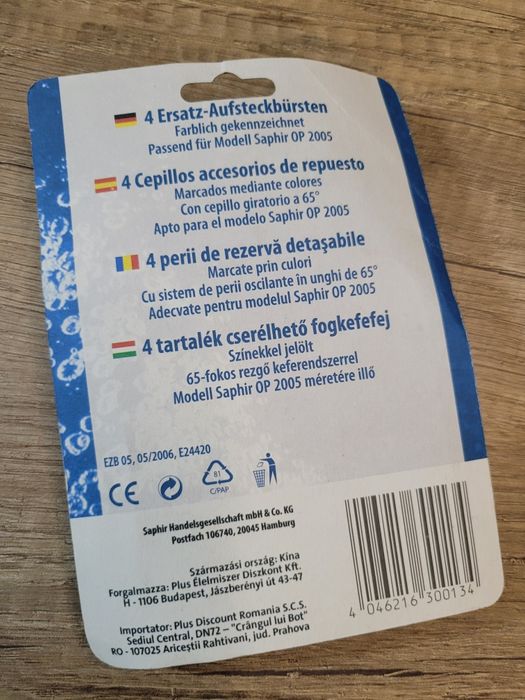 Końcówki do szczoteczki