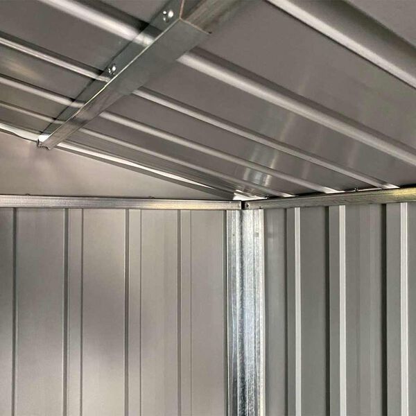 Abrigo de Jardim em Aço Galvanizado vidaXL 192x152x237 cm (Completo e Desmontado)